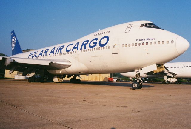 BOEING 747-100 (N857FT) - The last flight and end of the line for Polar Air Cargos "R. Rand Walters", N857FT, a Boeing 747-132, msn 20246. "Born" in 1971... and "died" in 2003 at Greenwood-Leflore Airport, KGWO.br /br /It all reminded me of lyrics from the Eagles song, the "Hotel California"...br /br /"We are programmed to receive.br /You can check-out any time you like,br /But you can never leave!"