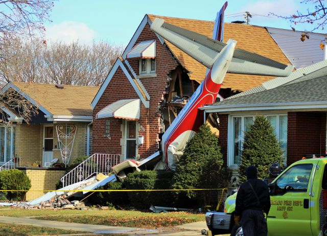 Aero Commander 500 (N30MB) - 1964 Aero Commander 500-B crash just short of 31C near Chicago Midway, 11/18/14