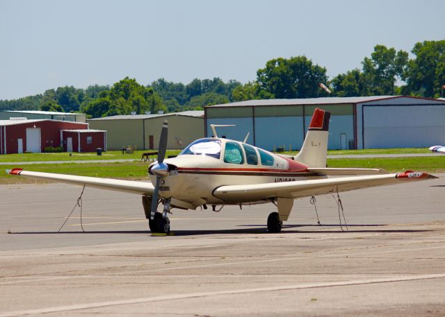 Beechcraft Bonanza (33) (N8133R) - At Downtown Shreveport.