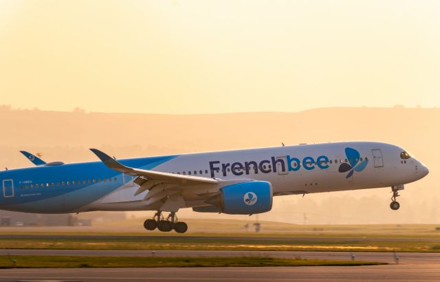 Airbus A350-900 (F-HREU) - First Frenchbee arrival into YYC from Fa'a'ā International in Tahiti.