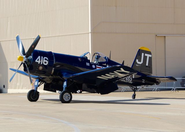 VOUGHT-SIKORSKY V-166 Corsair (N713JT) - At Barksdale Air Force Base.