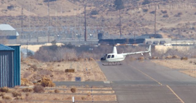 Robinson R-44 (N749TW) - Helicopter about to head to hangers at Carson City