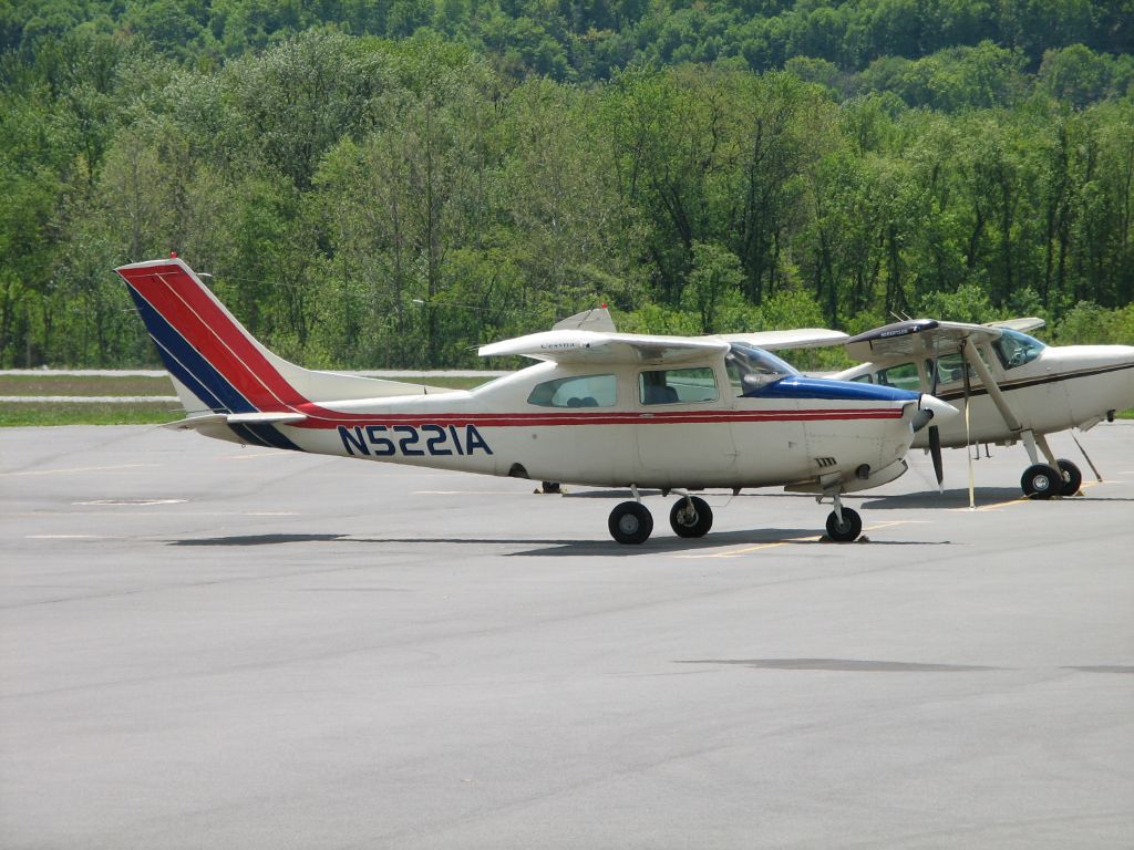 Cessna Centurion (N5221A) - On the GA ramp.