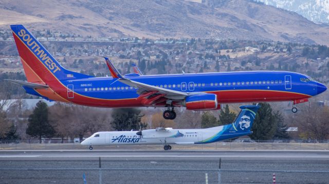 Boeing 737-800 (N8616C) - SWA4029 - LAS to RNO - 25 Nov, 2020