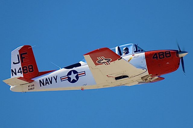 N488JF — - Palm Springs Air Museum T34 Fly-In