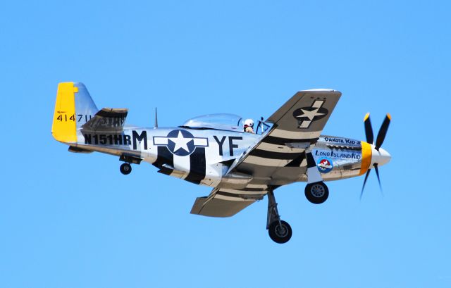 North American P-51 Mustang (N151HR) - Approaching RWY 8 at BQN