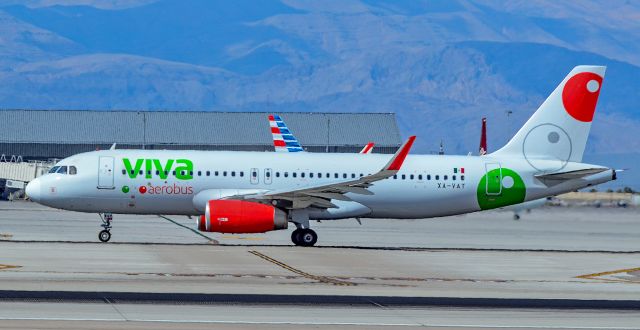 Airbus A320 (XA-VAT) - XA-VAT Viva Aerobus Airbus A320-232 s/n 7043 - Las Vegas - McCarran International (LAS / KLAS)br /USA - Nevada,  April 5, 2019br /Photo: TDelCoro