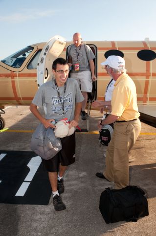 CSOA — - Cessna Special Olympics Airlift 2010 - http://flightaware.com/airlift/ - Airlift and Athletes arriving in Lincoln, Nebrasks on July 17, 2010.  Photos Courtesy Cessna Aircraft Company