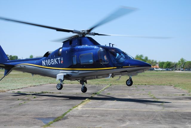 SABCA A-109 (N168KT) - Lifting off at Tri-Star Aviation