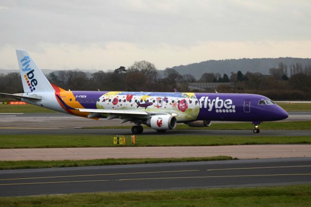 Embraer ERJ-190 (G-FBEM) - Credit to the photographer Andy Santini for this excellent image of G-FBEM at EGCC