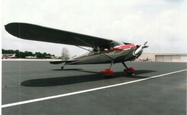 Cessna 140 (N140P) - when it was polished instead of painted.