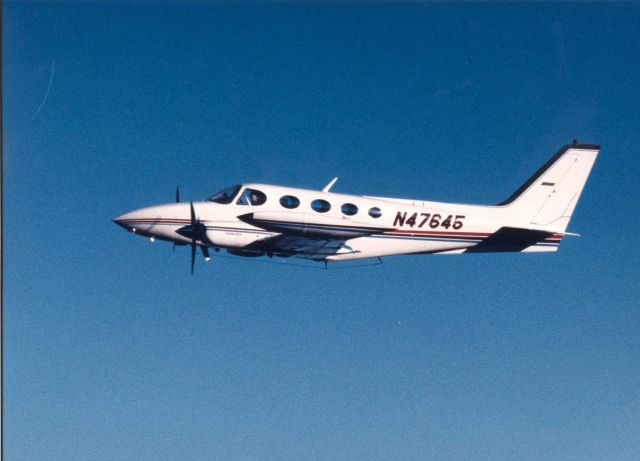 Cessna 340 (N47645) - Cessna 340A In Flight  S.K. Hansen