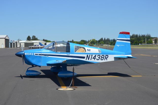 Grumman Tr2 (N1438R) - A vintage two-seater parked on the ramp!