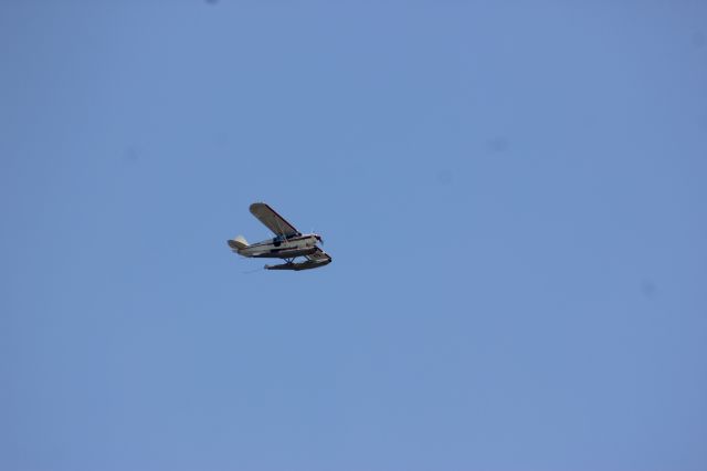 C-GVWG — - C-CVWG Piper PA-18-135 En vol au dessus de la ville de Lavaltrie QC.22-05-2020