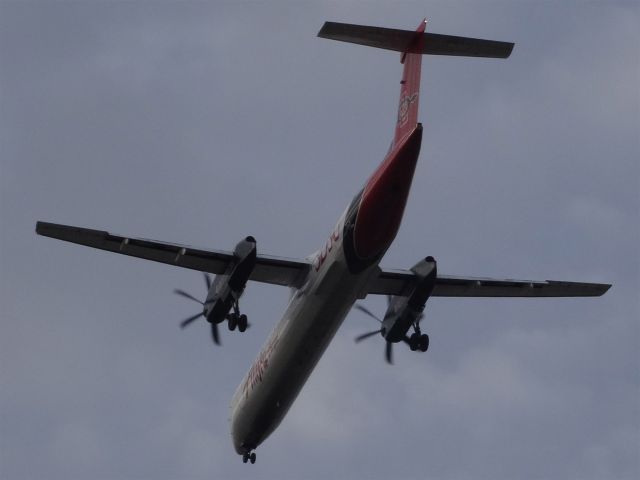de Havilland Dash 8-400 (N414QX) - N414QX Horizon Air De Havilland Canada DHC-8-400 br /Age 13.3 Yearsbr /de Havilland Dash 8-400 (twin-turboprop) (DH8D)br /2015-03-20 AS2189 Portland (PDX) San Jose (SJC) 16:33-->Landed 18:24