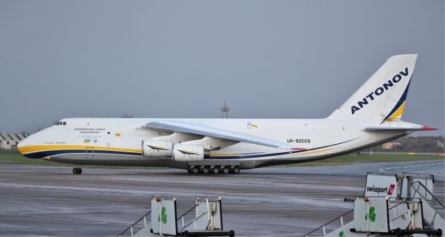 Antonov An-124 Ruslan (UR-82029) - adb an-124-100 ur-82029 arriving in shannon from tulsa 1/2/20.