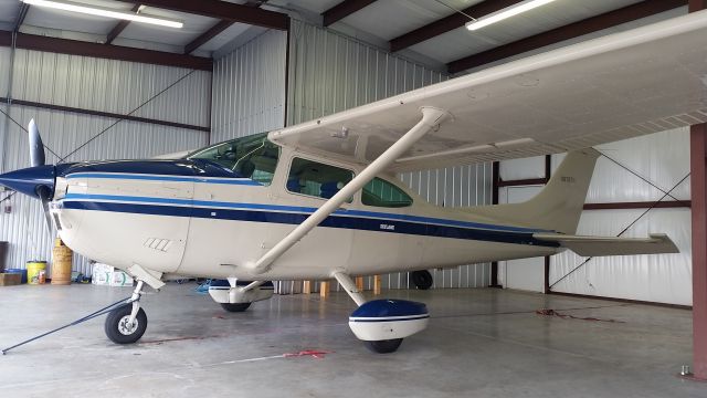 Cessna Skylane (N9767H) - In the hangar at KDZJ.