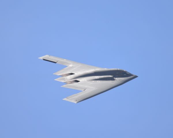 93-1085 — - Spirit of Oklahoma Over Lancaster, California on May 4, 2018. Shot from Ground Level.