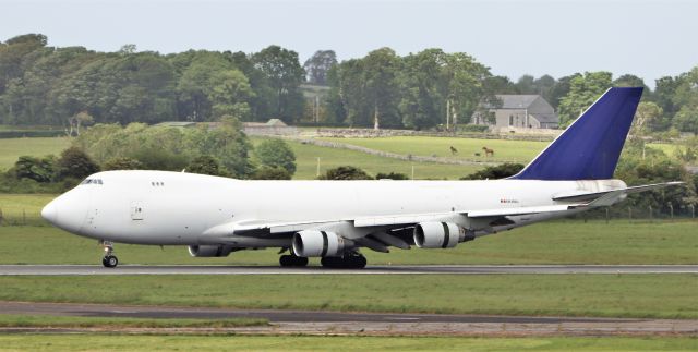 Boeing 747-400 (ER-BBJ) - aerotranscargo b747-412f er-bbj landing at shannon with medical supplies 23/5/20.