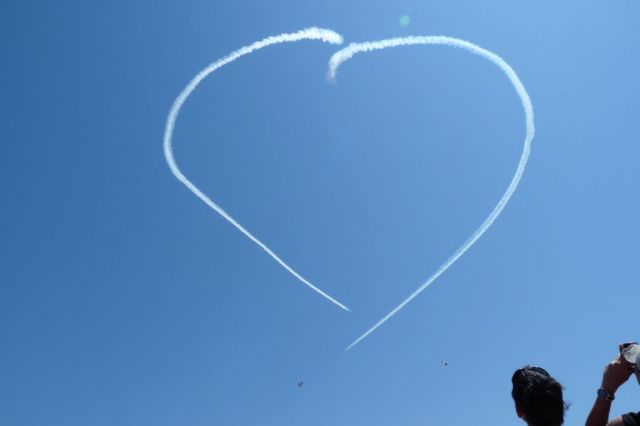 — — - At last Blue Angels Air Show