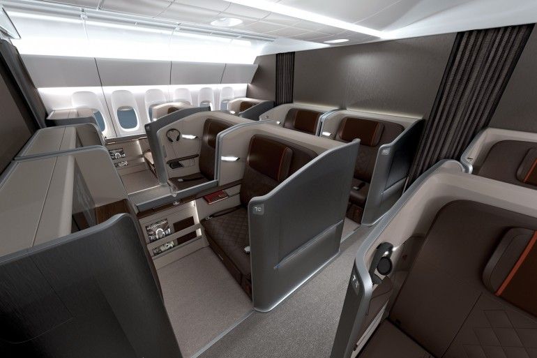 — — - Singapore Airlines new First and Business Class