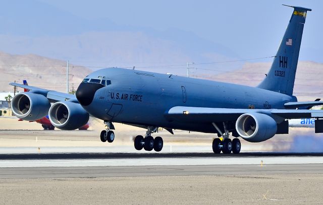 60-0323 — - KC-135R Stratotanker HH 60-0323 Hawaii Air National Guard 203rd Aerial Refueling Squadron 154 Wing C/N 18098 " Makalii "  - Las Vegas - McCarran International (LAS / KLAS) USA - Nevada, May 25, 2012 Photo: Tomás Del Coro