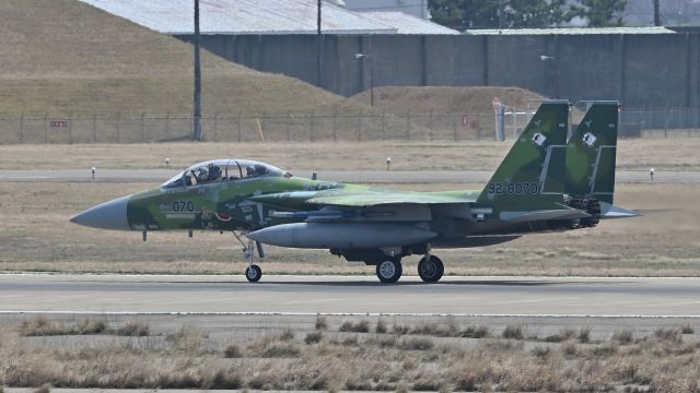 McDonnell Douglas F-15 Eagle (92-8070) - 2024.04.05br /Japan Air Self-Defense Forcebr /Mitsubishi F-15DJ Eagle (92-8070)br /Tactical Fighter Training Group  Aggressor !!br /Immediately after landing on RWY06.