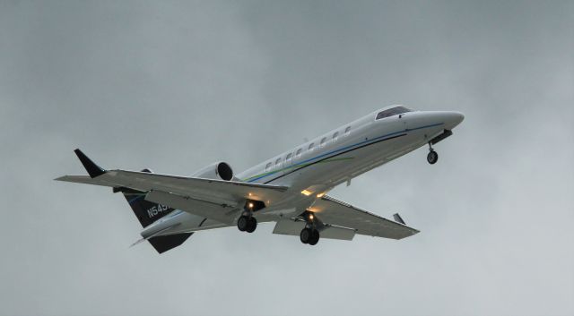 Learjet 45 (N545XR) - A Learjet on approach to Knoxville, KTYS in Alcoa, Tn.