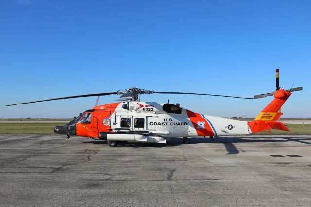 Sikorsky S-70 (N6022) - A US Coast Guard Sikorsky MH-60T Jayhawk (c/n 70-1704) from CGAS Traverse City at Burke Lakefront Airport on Sunday 9 Dec 2018.