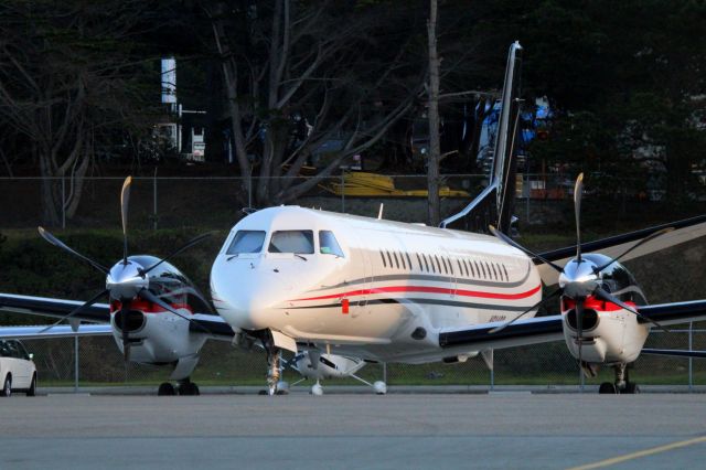 Saab 2000 (N814BB) - KMRY - Saab 2000 in for the AT&T Pebble Beach National Golf 2015.