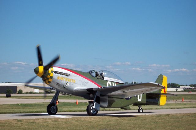 North American P-51 Mustang — - EAA 2005 P-51D Gunfighter.