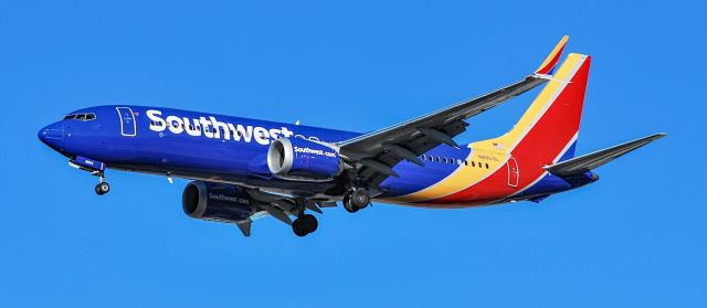 Boeing 737 MAX 8 (N8803L) - N8803L Boeing 737 MAX 8 s/n 7709 - Harry Reid International Airport  KLASbr /Photo: TDelCorobr /January 8, 2024