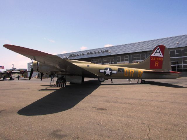 Boeing B-17 Flying Fortress (N93012) - On temporary display at Lyon Air Museum, Costa Mesa, CA