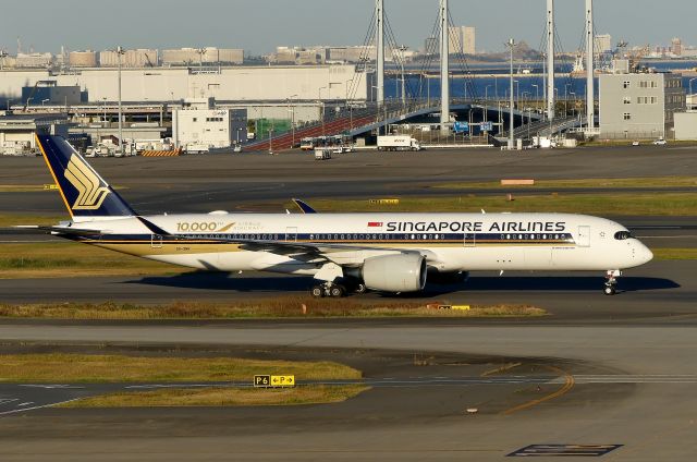 Airbus A350-900 (9V-SMF) - Tokyo-Haneda(HND) 2018/11/15