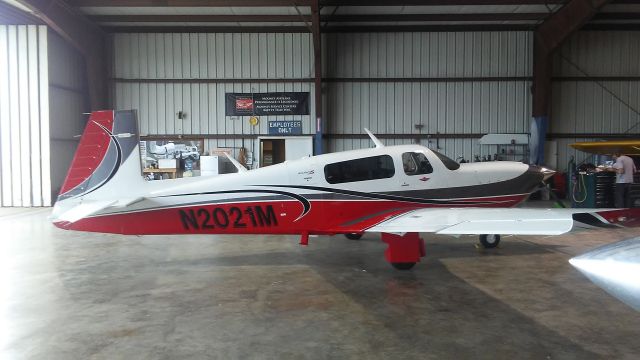 Mooney M-20 (N2021M) - Hangar