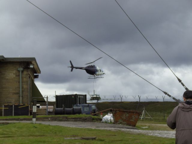 — — - Working at Holme Moss mast Derbyshire/Yorkshire border UK