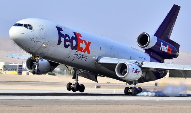 McDonnell Douglas DC-10 (N390FE) - N390FE FedEx Express Boeing MD-10-10F (cn 46624/155) "Rasik"  - Las Vegas - McCarran International (LAS / KLAS) USA - Nevada, May 25, 2012 Photo: Tomás Del Coro