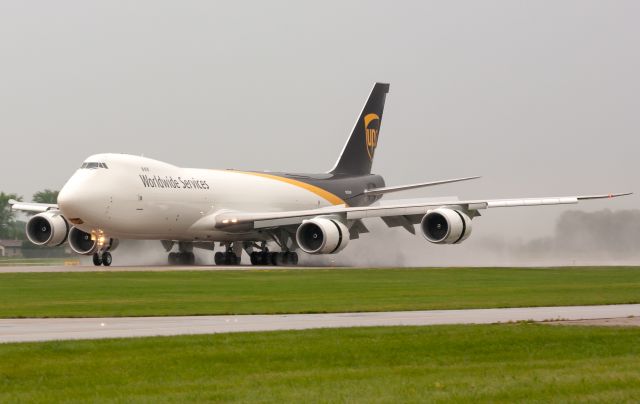 BOEING 747-8 (N628UP) - AirVenture 2021 br /UPS B747-8 arrival Tuesday morning.