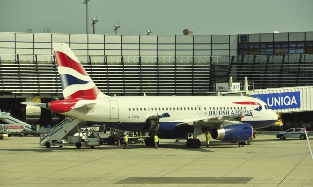 Airbus A319 (G-EUPG) - British Airways Airbus A319-131 G-EUPG in Vienna 