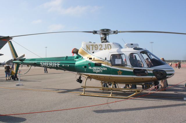 N792JD — - Hillsborough Sheriff's Office Aviation on display at MacDill AirFest