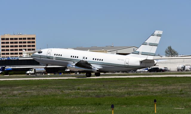 Boeing 737-200 (N370BC) - VIP 737-200 departing Addison Airport.