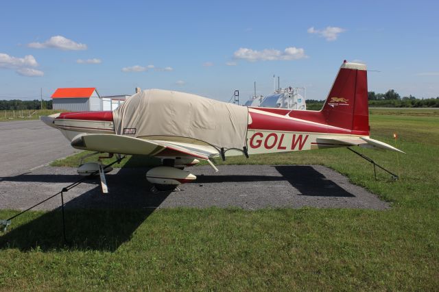 Grumman AA-5 Tiger (C-GOLW) - C-GOLW American Aviation Grumman Tiger AA-5A stationné à làéroport de Joliette CSG3 QC.le 12-08-2018