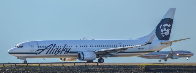 Boeing 737-700 (N413AS) - Shot with a Nikon D3200 w/ Nikkor 70-300mmbr /Best viewed in Full Size 