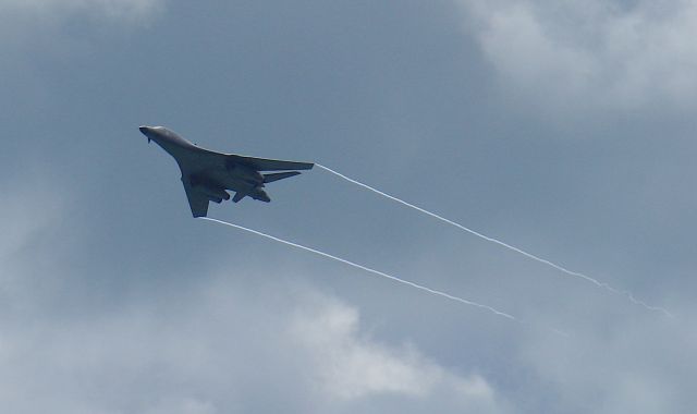 Rockwell Lancer — - B-1 flyby, 2006, Chicago.   