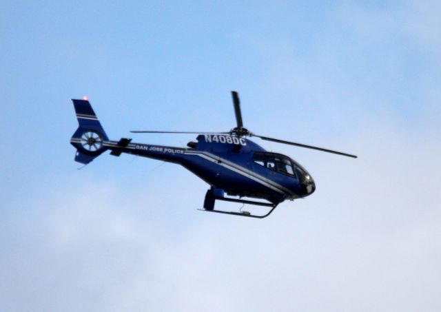 Eurocopter EC-120 Colibri (N408DC) - SAN JOSE (CALIFORNIA) POLICE DEPARTMENT, Passing over KSJC