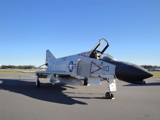 — — - F-4B Phantom at Hickory Aviation Museum.