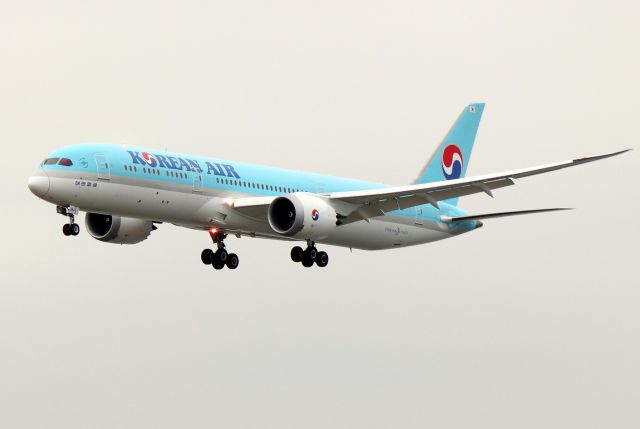 Boeing 787-8 (HL8084) - 'Korean 091' inbound to 22L