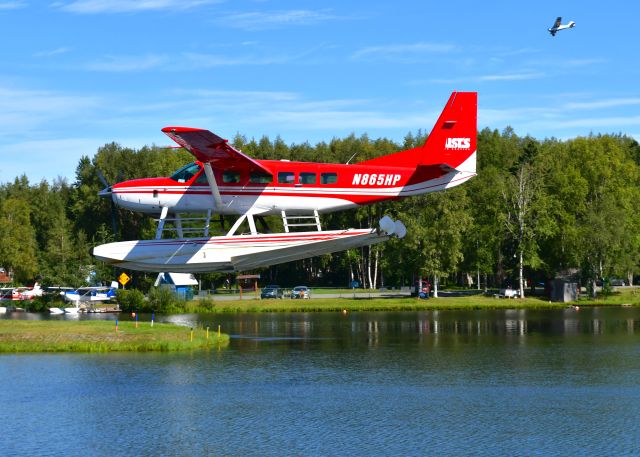 Cessna Caravan (N865HP) - Rust's Cessna 208 Caravan N865HP in Anchorage Lake Hood Seaplane Base