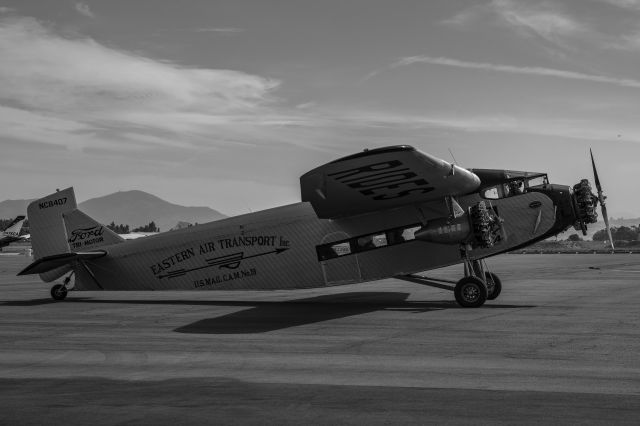 Ford Tri-Motor (NC8407) - EAA Ford Trimotor visits San Diego 10-14-23