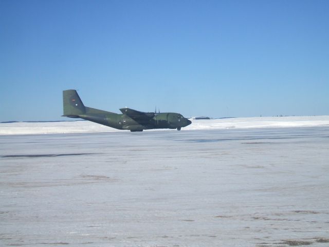 TRANSALL C-160 — - GAF C-160 Taxiing to South Ramp at Goose Airport NL. March 17/09